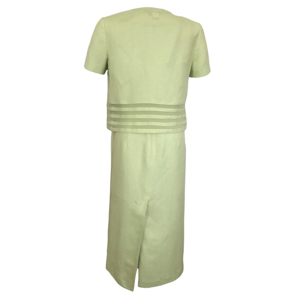 CYNTHIA HOWIE 2 PIECE JACKET DRESS MAXI SIZE 4P - Picture 5 of 15